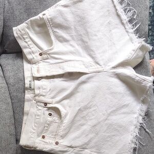 AGOLDE Panna Cotta Parker Long Shorts, size 28, excellent pre-owned condition